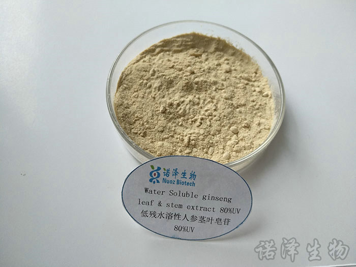 低殘水溶性人參莖葉皂苷  80%UV